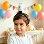 Cute Plush Sailor Hat,Burger Restaurant Employee Role Play Costume Headband,Soft Cotton Filling,Ideal for Kids ＆ Adult Costume Parties,Halloween Christmas Festival Theme Party Carton Cosplay Headband