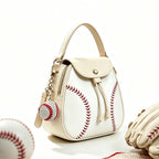 Bling 3D Baseball Keychain,Sparkly Cute Baseball Bag Charm for Women ＆ Girl,Rhinestone Backpack Charm,Purse Accessory,Car Key Chain,Gift for Baseball Fans,Sport Key Ring Senior Night Party Handbag