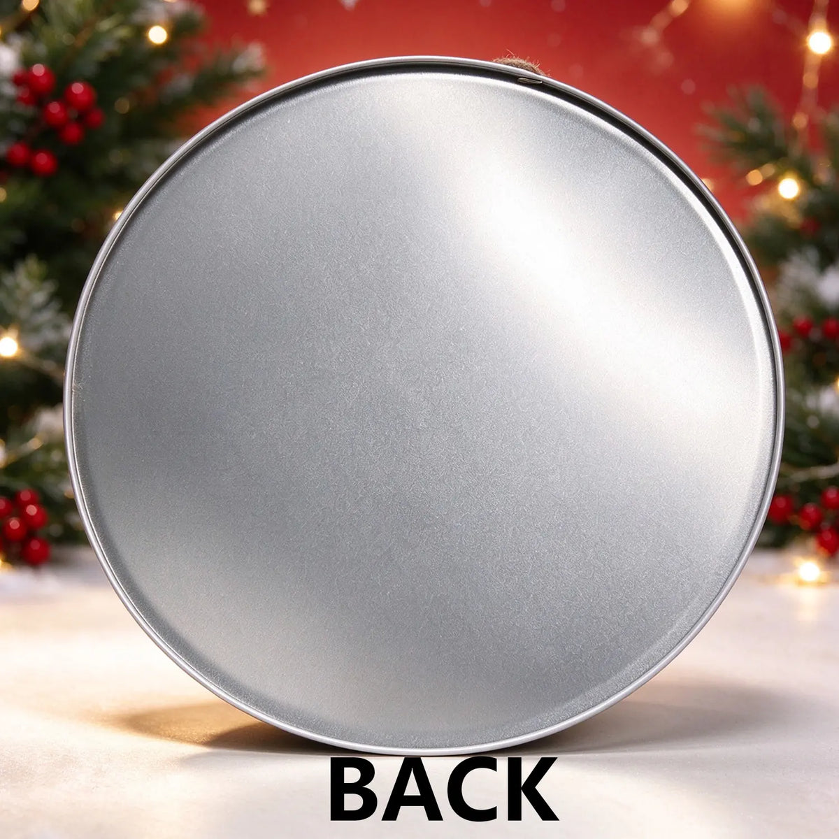 Christmas Halloween Metal Sign,Vintage Round Tin Wall Poster Decorations,12*12inches,Merry Christmas Happy Halloween Indoor Outdoor Hanging Ornament,Fall Farmhouse Door Porch Kitchen Bar Cafe Decoration,Funny Ghost Pumpkin