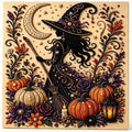 DIY Halloween Pearl Diamond Art Kits for Adults,Craft Bead Wall Art,8x8 inches Framed Pearl Art Kit,Fun DIY Craft Project Mosaic Painting,Halloween Home Wall Decor,Gift for Holiday Decoration