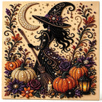 DIY Halloween Pearl Diamond Art Kits for Adults,Craft Bead Wall Art,8x8 inches Framed Pearl Art Kit,Fun DIY Craft Project Mosaic Painting,Halloween Home Wall Decor,Gift for Holiday Decoration