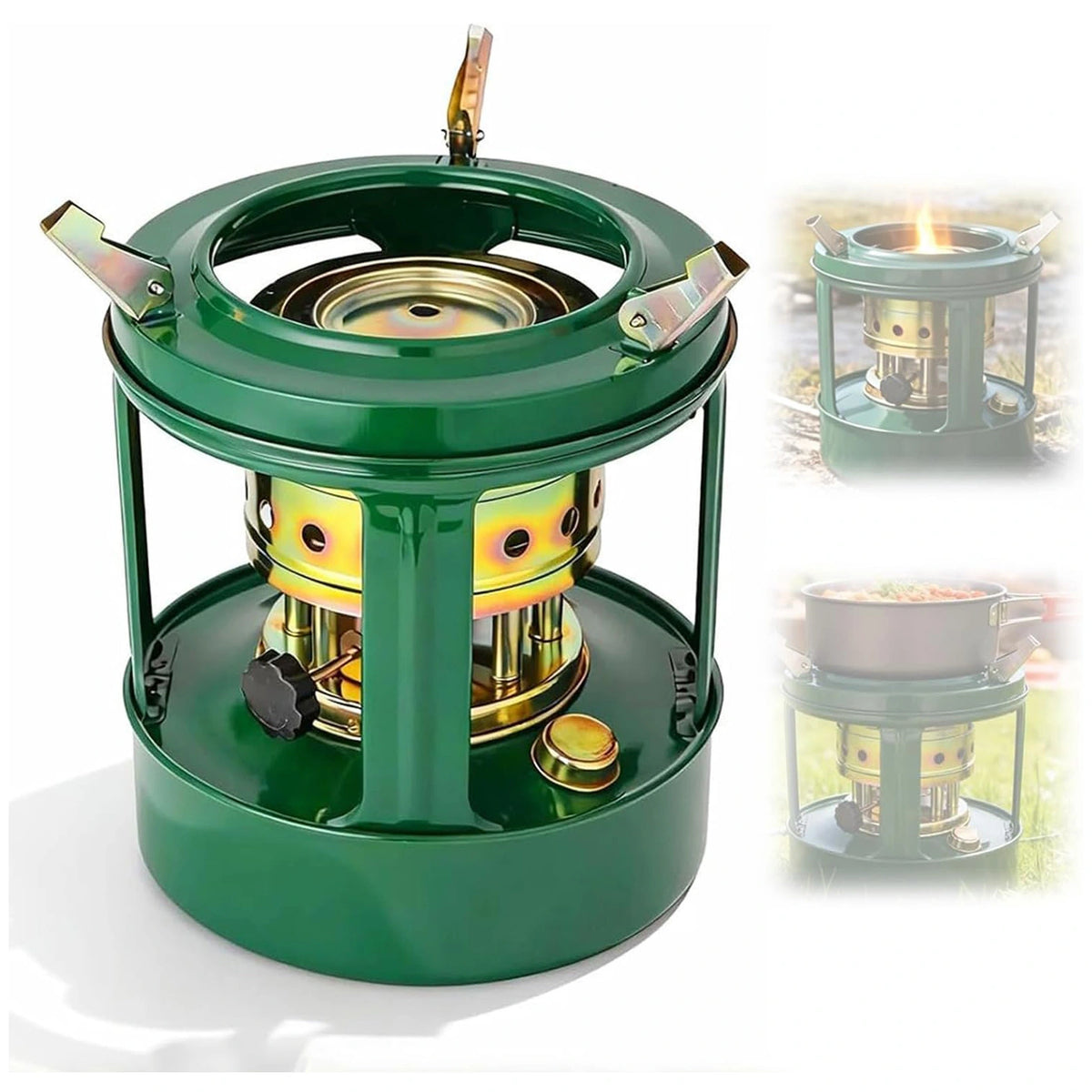 Portable Kerosene Camping Stove - Durable Iron Construction for Backpacking, Hiking & Outdoor Cooking