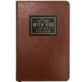 One Minute with GOD for Men, 365 Days of Daily Prayer Brown Book, 2026~2027 Bible Prayer Faux Leather Journal