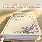 One Minute with God for Women,365 Days of One Moment Daily Devotionals Prayer Book,2026 Bible in a Year,Christian Gifts for Women＆Mom 1 Minute Study Faux Leather Journal
